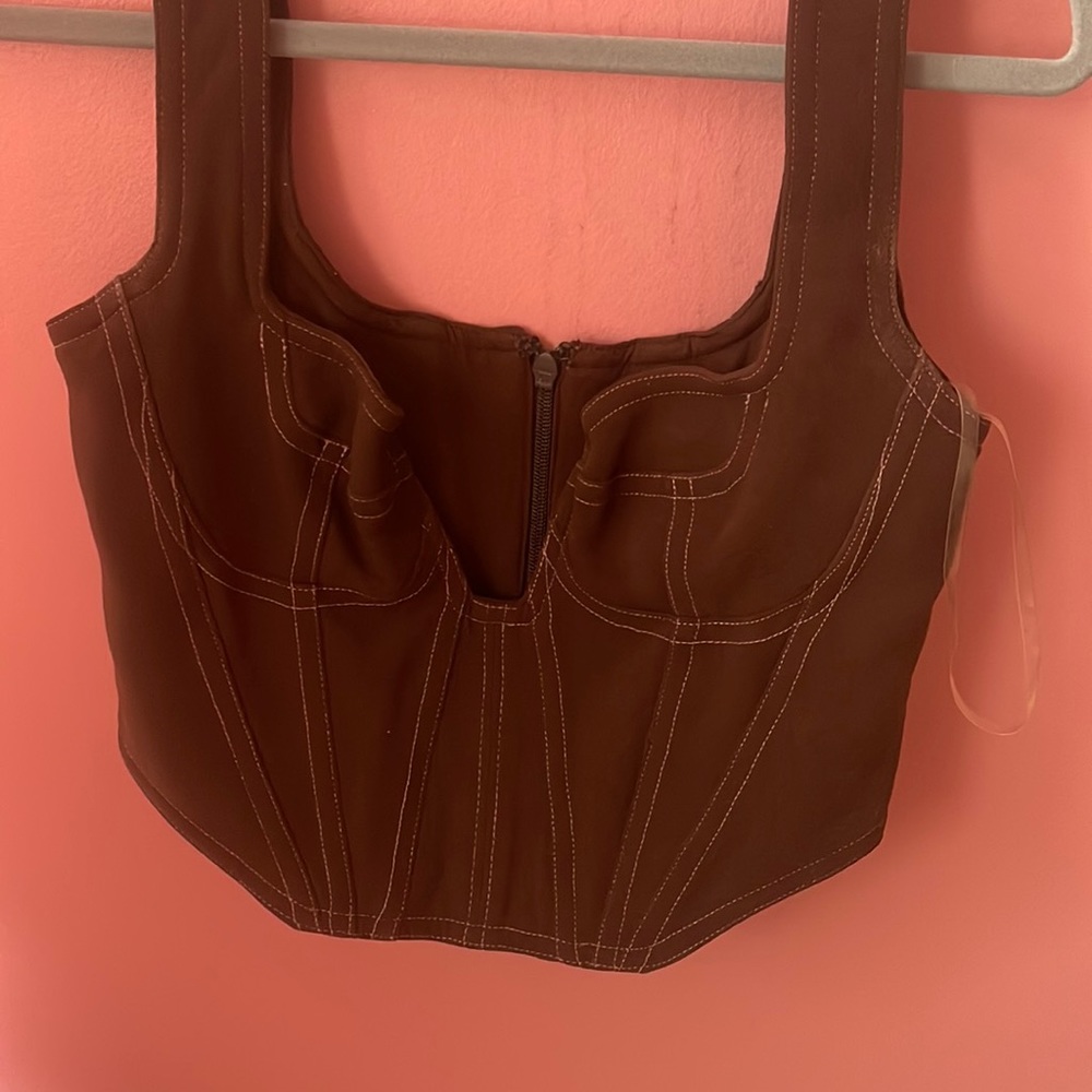 COPY - Brown denim house of CB corset